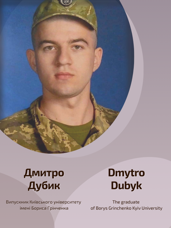 Світлій пам’яті Дмитра Дубика